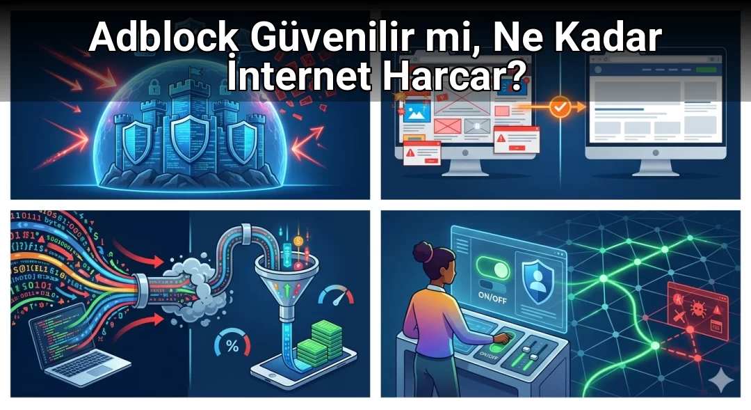 Adblock Güvenilir mi, Ne Kadar İnternet Harcar?